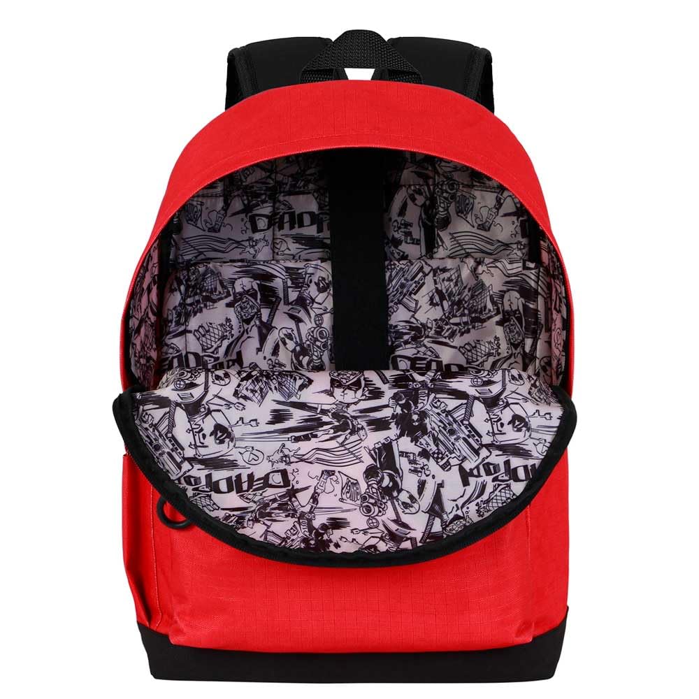 Marvel Deadpool Mask-Zaino HS FAN 3.0, Rosso 31 x 41 cm, Capacità 22 L