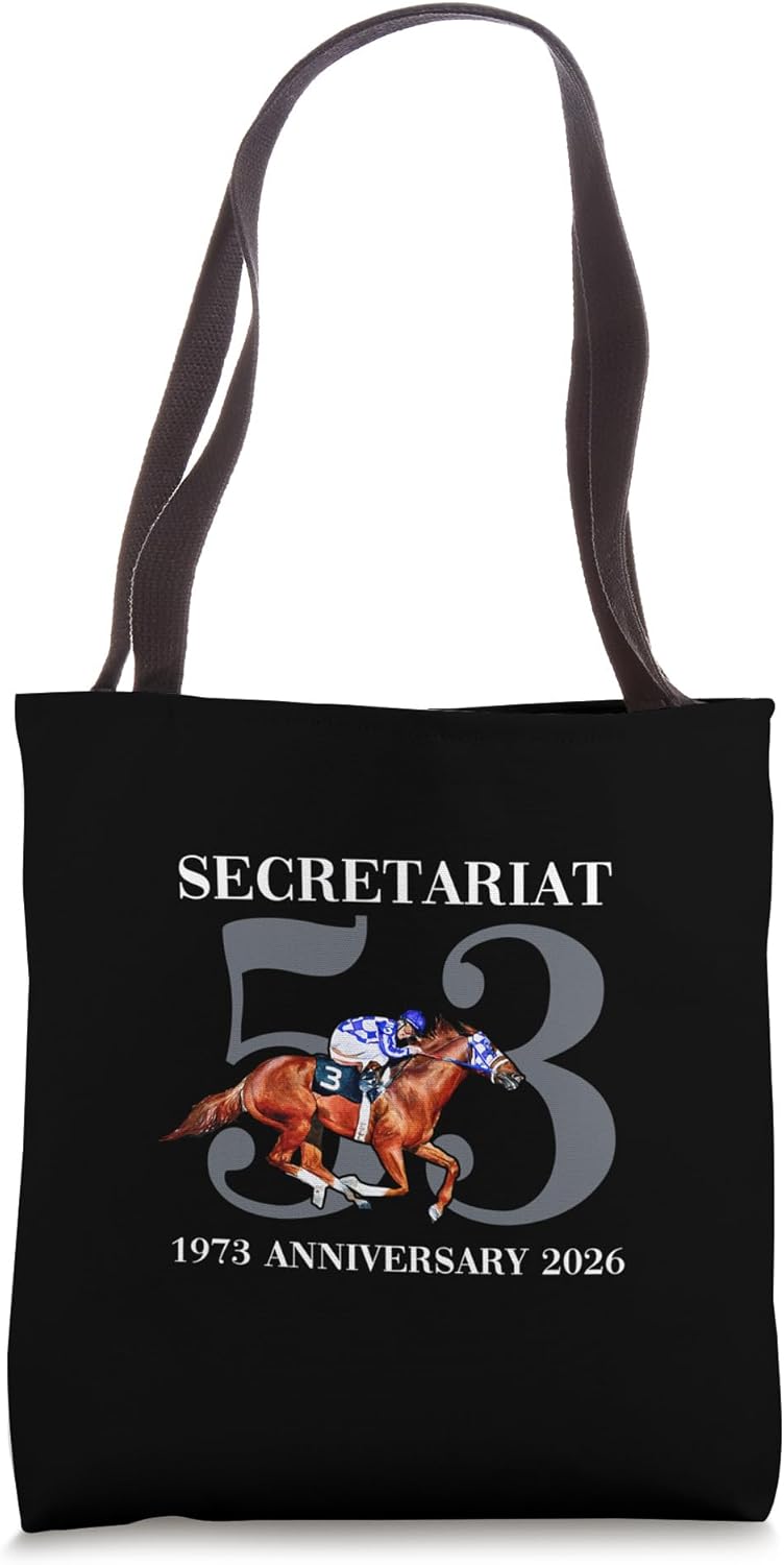 Secretariat 1973 horse racing Tote Bag