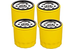 4 Pack 52 050 02-S Kohler Oil Filter, Improved Filtration