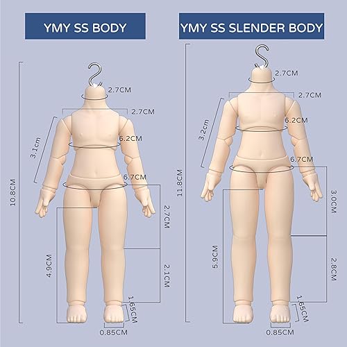 Miniatura 6 de YMY OB11 - Cuerpo de muñeca versión mejorada de tamaño normal Clay Man GSC articulación móvil muñeca modelo BD figura de acción Halloween para niños