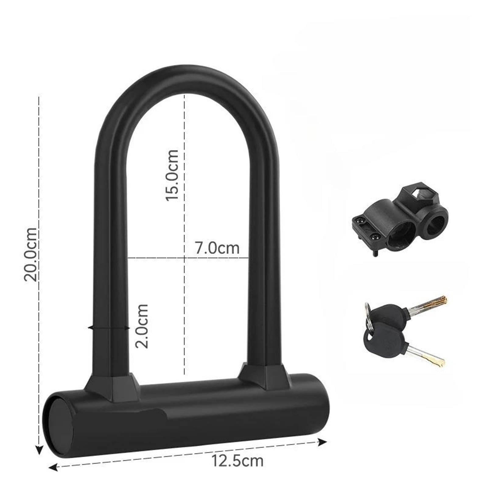 1 serrure antivol en U durable.