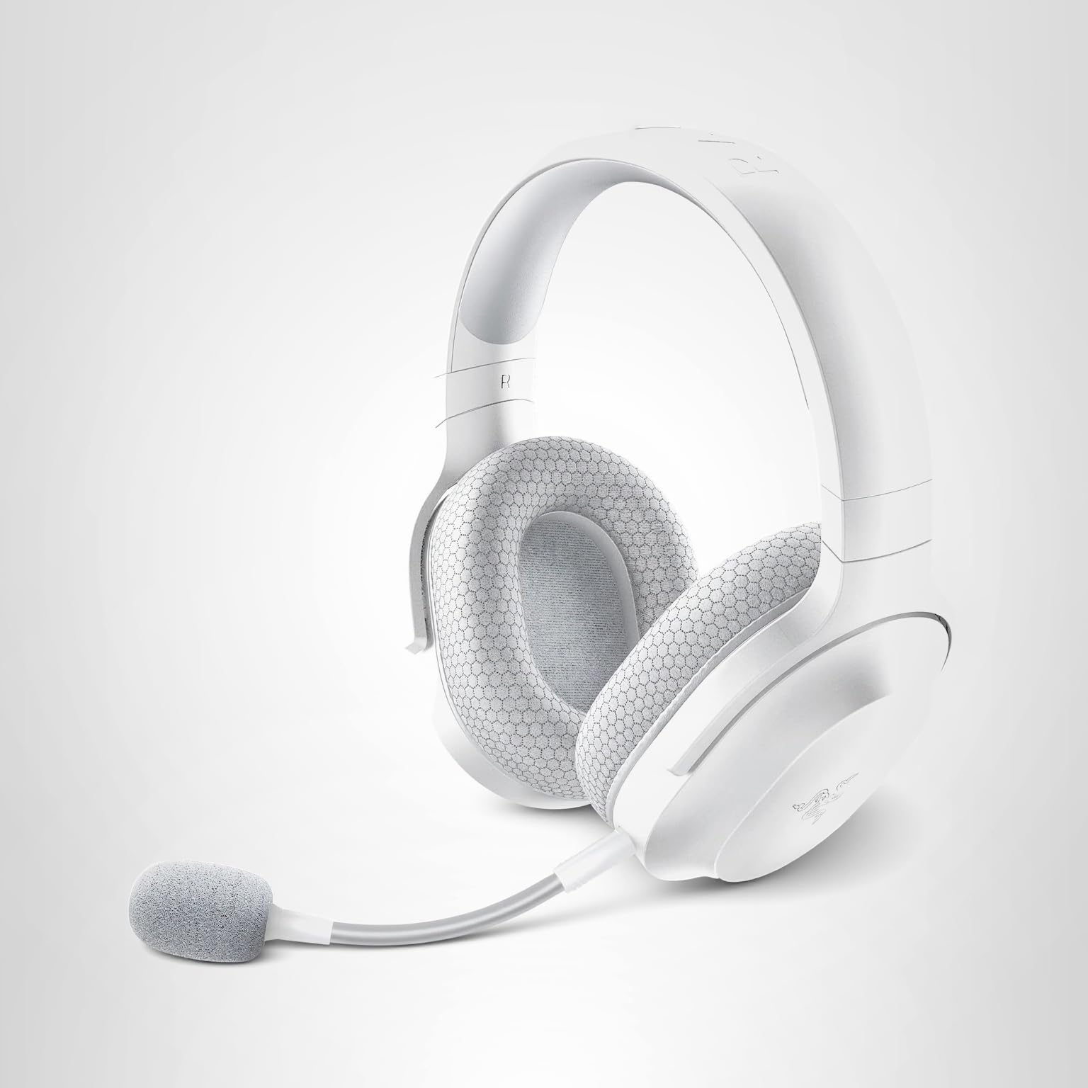 Razer Barracuda Pro Wireless Gaming Headset (PC, PlayStation, Switch 2, iPhone, Smartphones): Hybrid ANC - 2.4GHz Wireless + Bluetooth - THX AAA - 50mm Drivers - Integrated Mic - 40 Hr Battery - Black: White Standard Barracuda X Headset