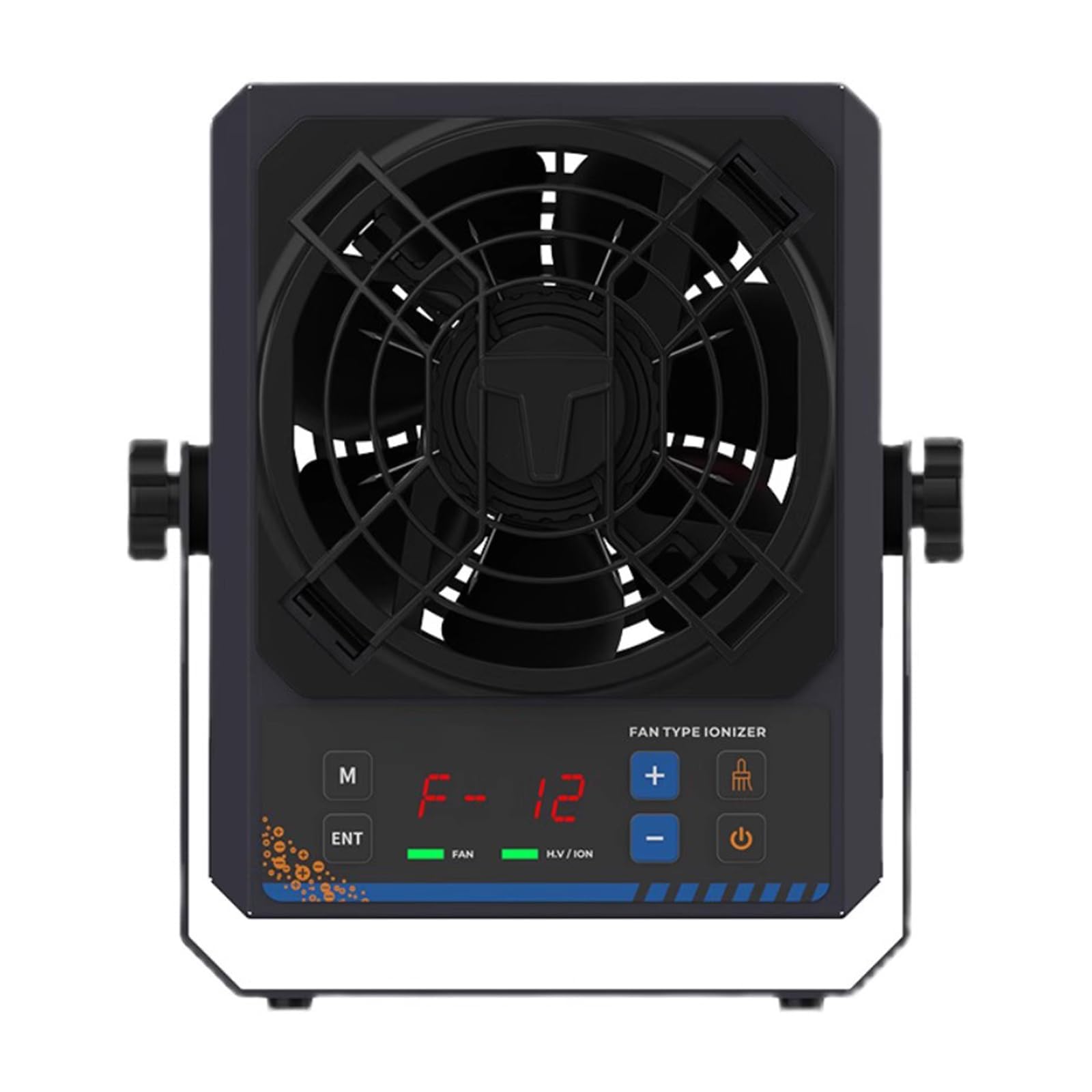 Soplador De Aire Ionizador, Ventilador Ionizador Antiestático, Eliminador De Estática De Escritorio, Volumen Máximo De Aire De 180 CFM, con 2 Tipos De Cubiertas De Malla Y Soporte