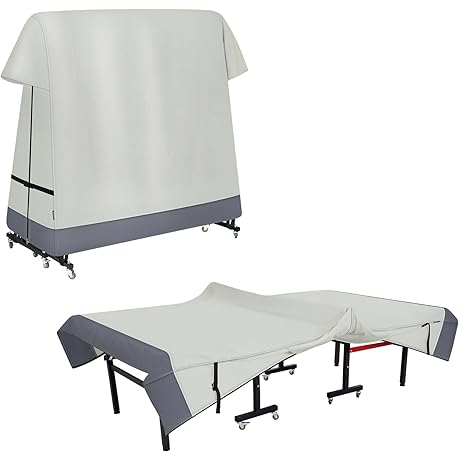 Dual-Purpose Waterproof Ping Pong Table Cover: Protects Your Indoor & Outdoor Tables