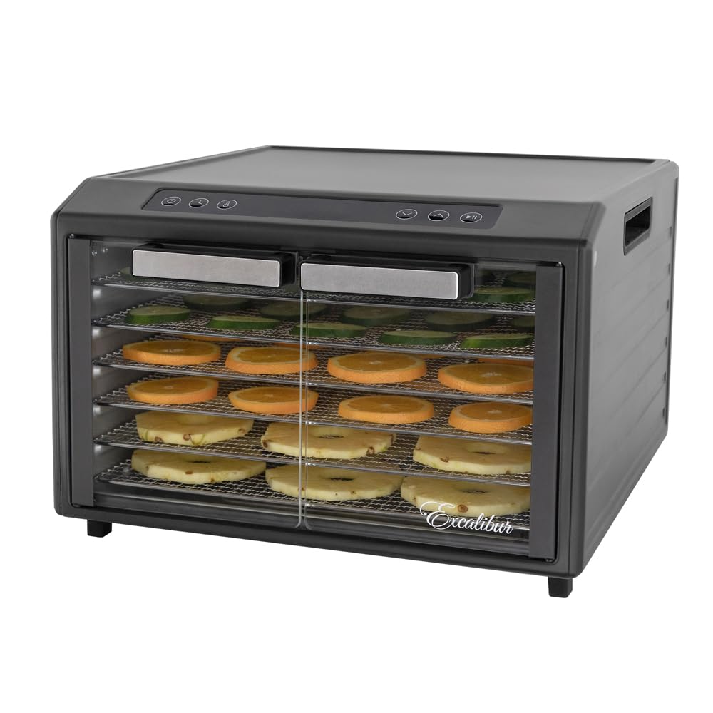 Déshydrateur Excalibur Sélect 6 plateaux Inox - DH06SCSS33F
