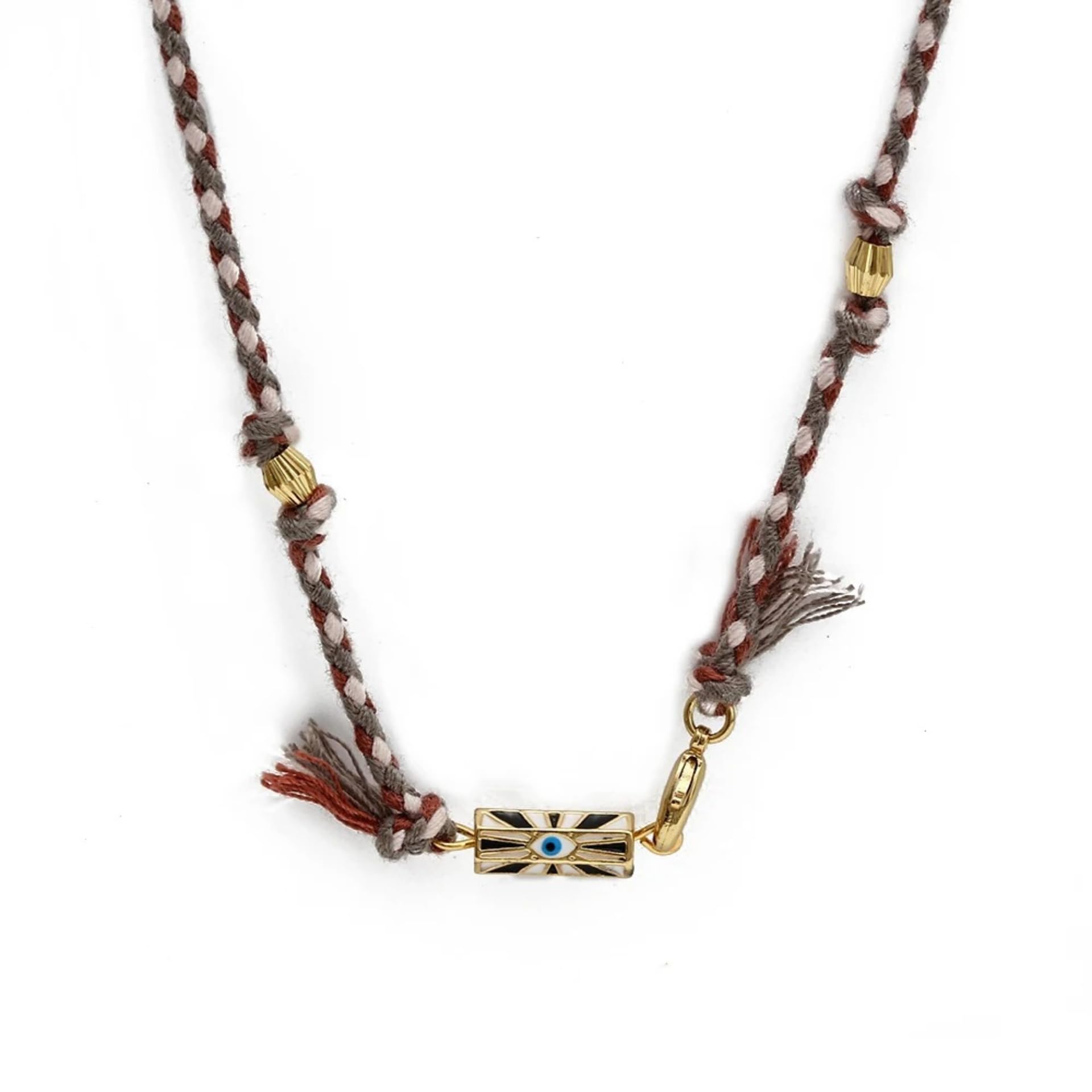 Collier tressé Evil Eye le cadeau idéal avec pendentif arc-en-ciel - 7