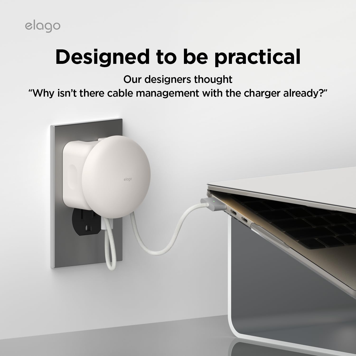 Amazon.co.jp: elago 充電ケーブル管理ケース、コードリール 