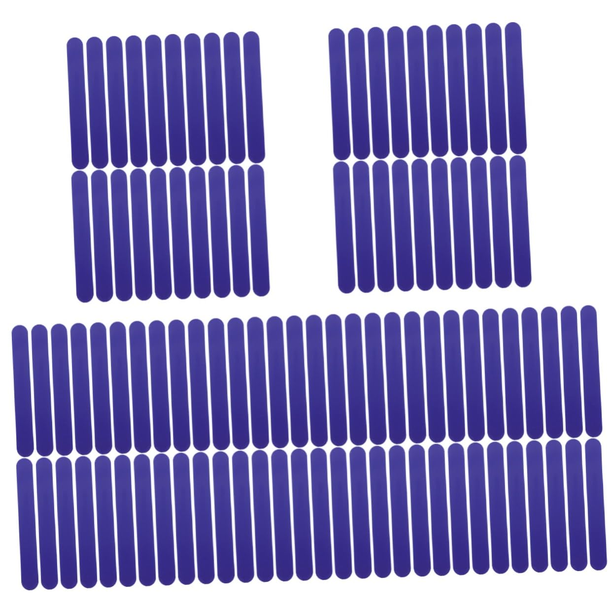 125 pièces spatule PP abaisseurs en Plastique remuer bâtons en Bois bâtons de Cire Lames bâton résine Artisanat dépresseurs dentaires Dispositif inférieur Majeur(Dark Bluex5pcs)