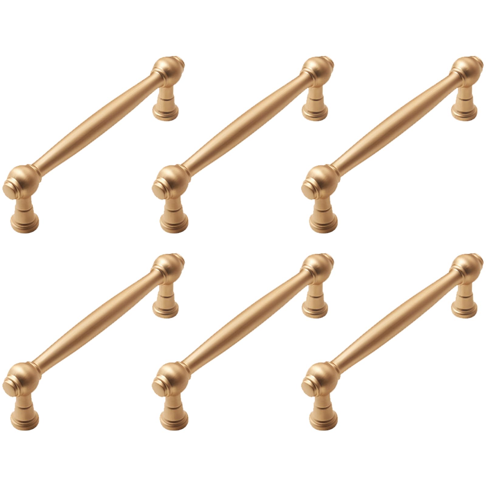 Msioytog 6 Premium Metal Closet Pulls Oxidation Ergonomic Grip, Hardware for Drawers Cabinets Furniture Vintage Metal Alloy Pulls