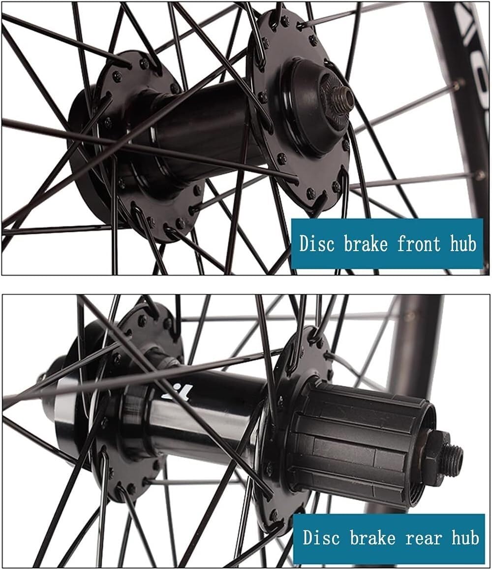 ELzEy Ruedas de Ciclismo Juego de Ruedas de Bicicleta de montaña de 26" Freno de Disco Llantas de Bicicleta de montaña de liberación rápida (Color : Snap-In, Size : 26'')
