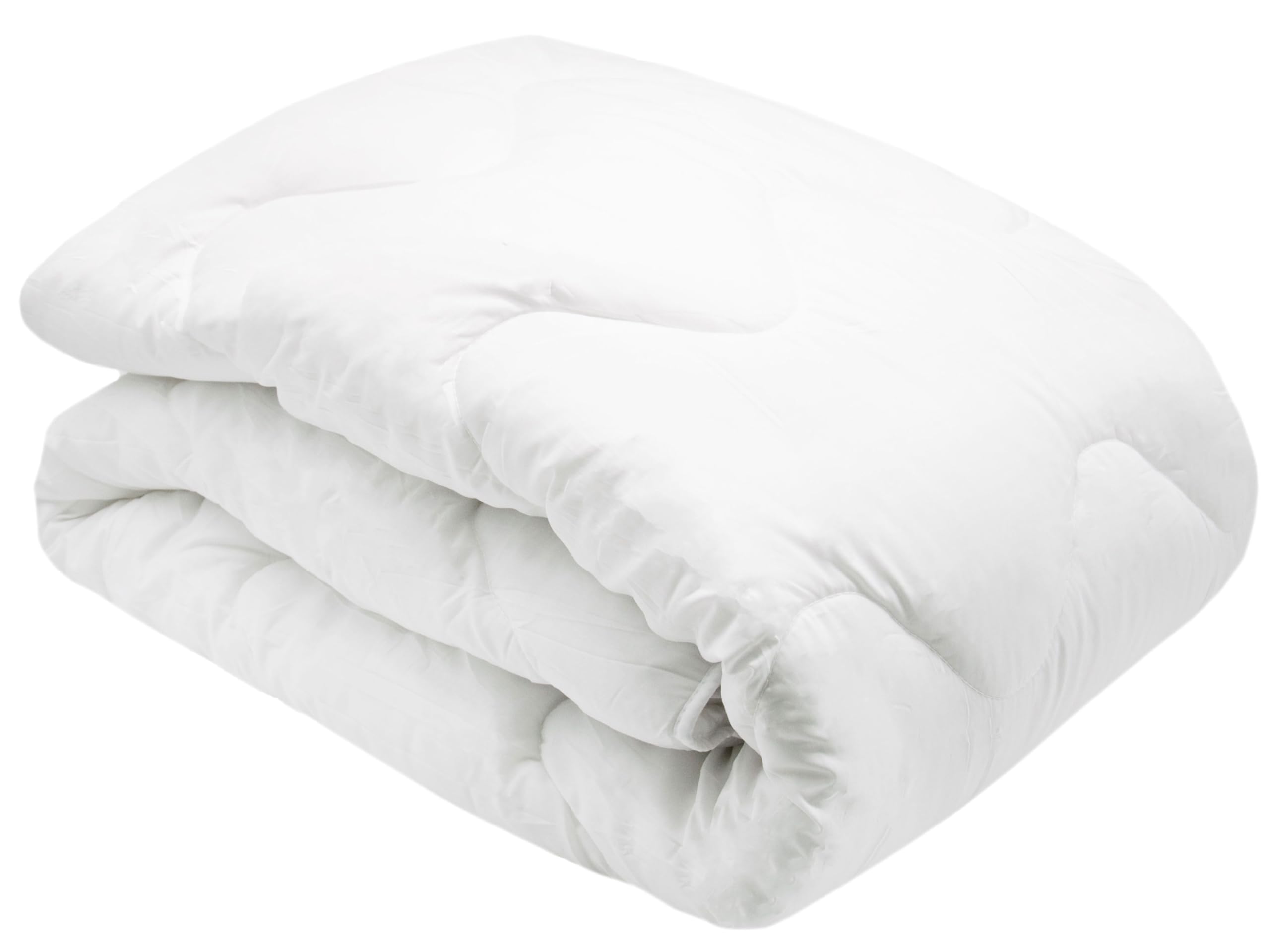 ZOLLNER schwer entflammbare Bettdecke - Polyester - mit Wellensteppung - 135x200 cm - Wärmeklasse 4 - Made in Europe - waschbar bis 60°C - Oeko Tex® Zertifiziert