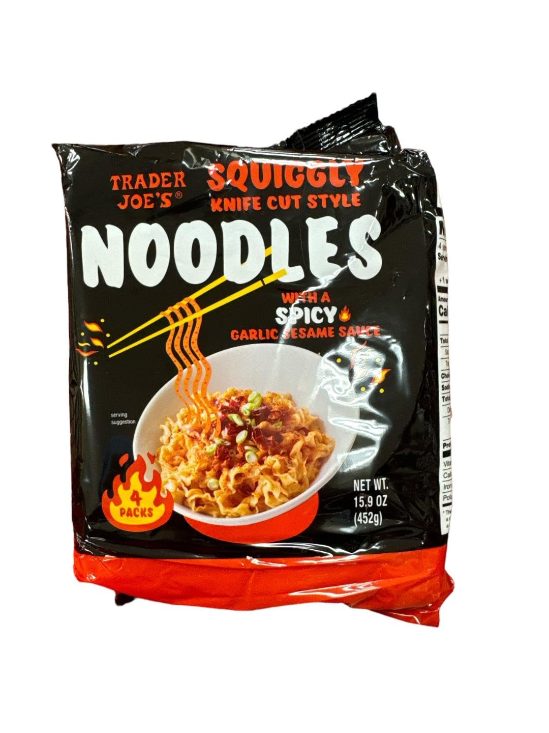 Amazon.com: Trader Joe's Spicy Squiggly Knife Cut Noodles with