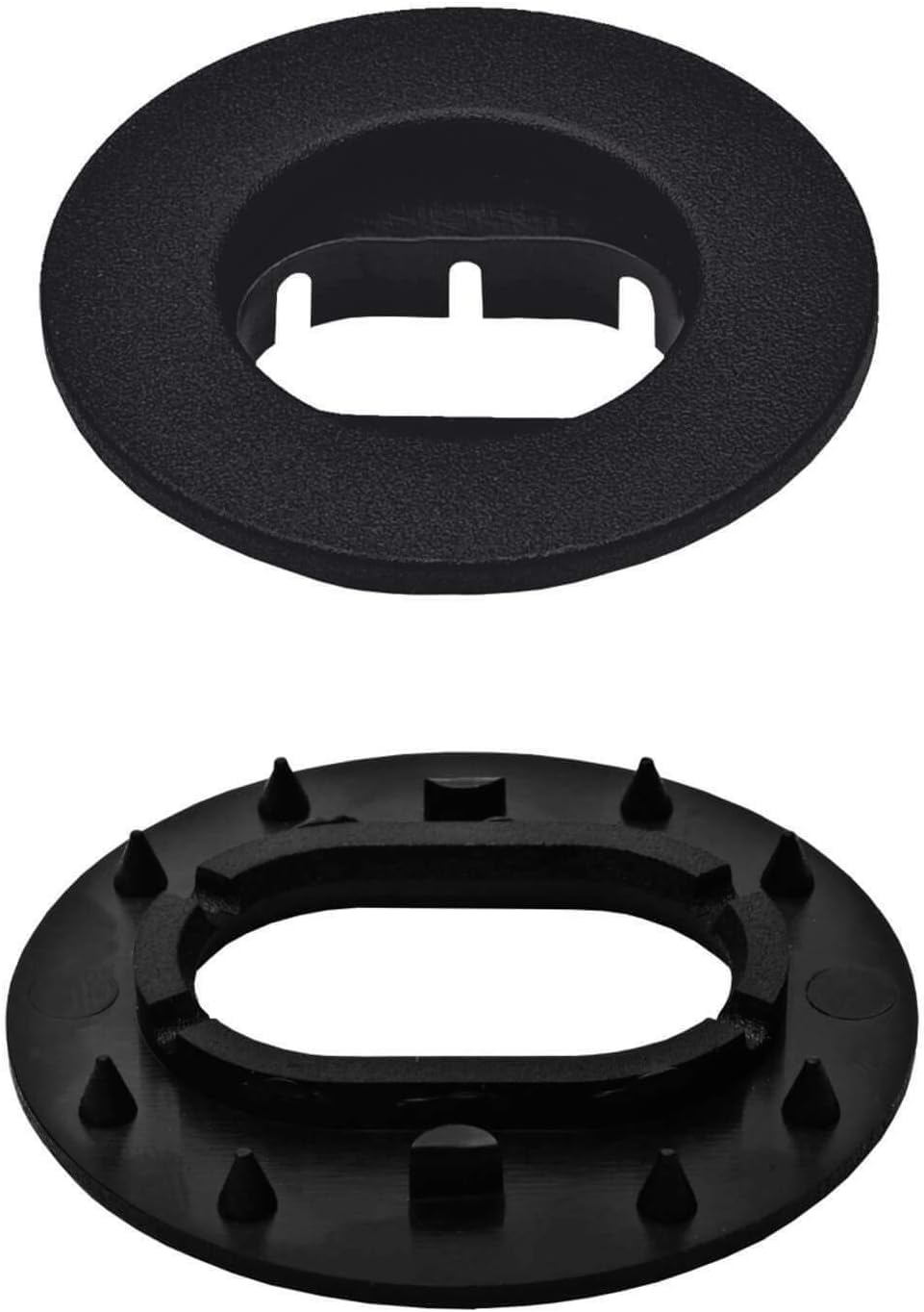 Alfombrillas para Ford Fiesta Vi MK6 2008-2011 BOTÓN Ovalado, Antideslizantes, umbral de Puerta de Goma Reforzada