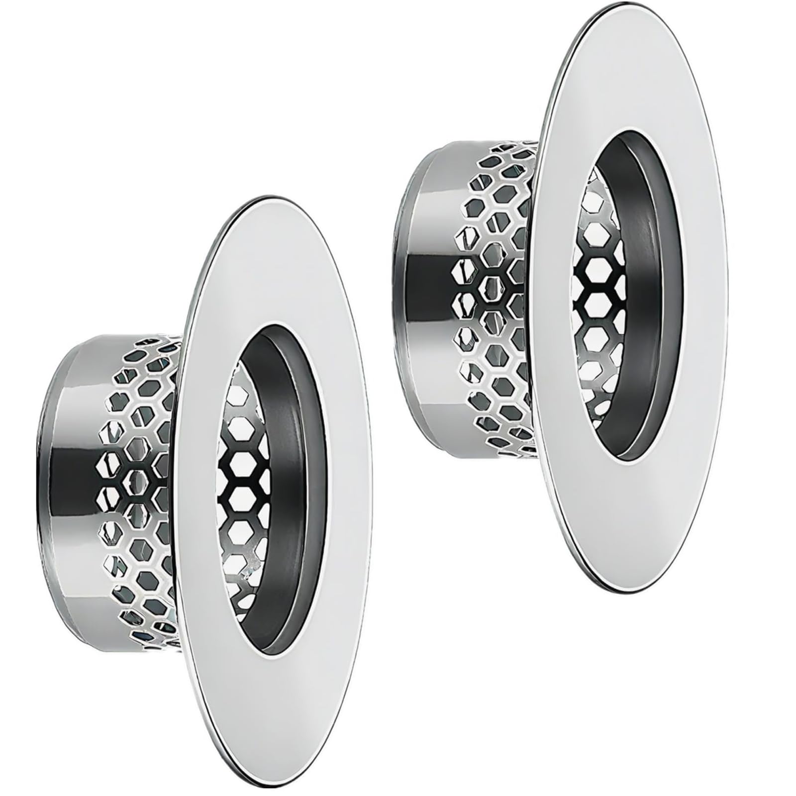 Jiingekk Multicolor Bathroom Drain Strainer For Sink And Tub Prevents Clogging Fine Net Construction Hassle Complimentary Cleaning Metal Bathroom Drain Hair Catcher