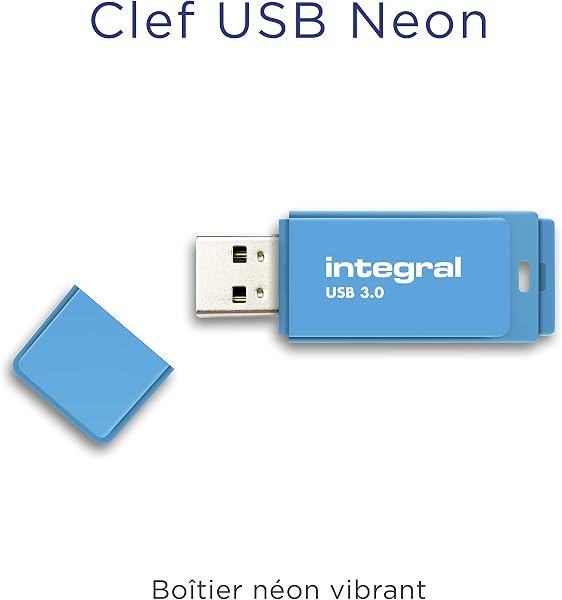 Integral 64GB Neon Bleu USB 3.2 Gen 1 Clé USB - 3