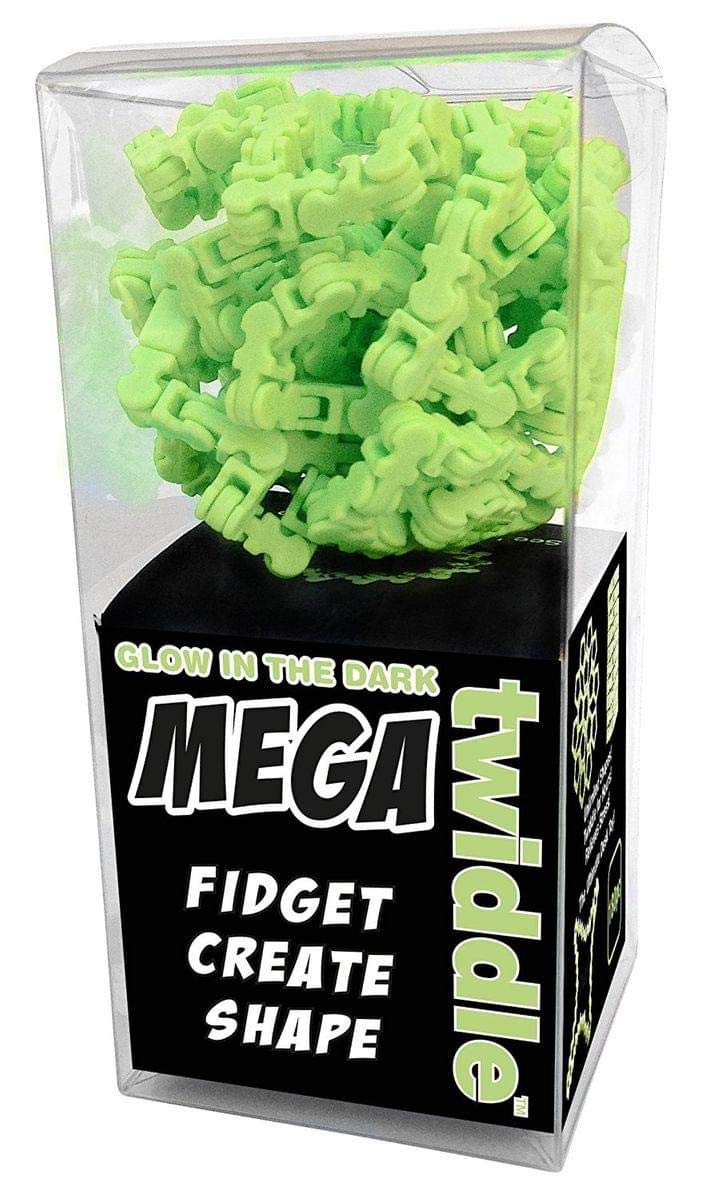Mega Fidget, Crunch, Shape - Stress Relief & Fun - Green