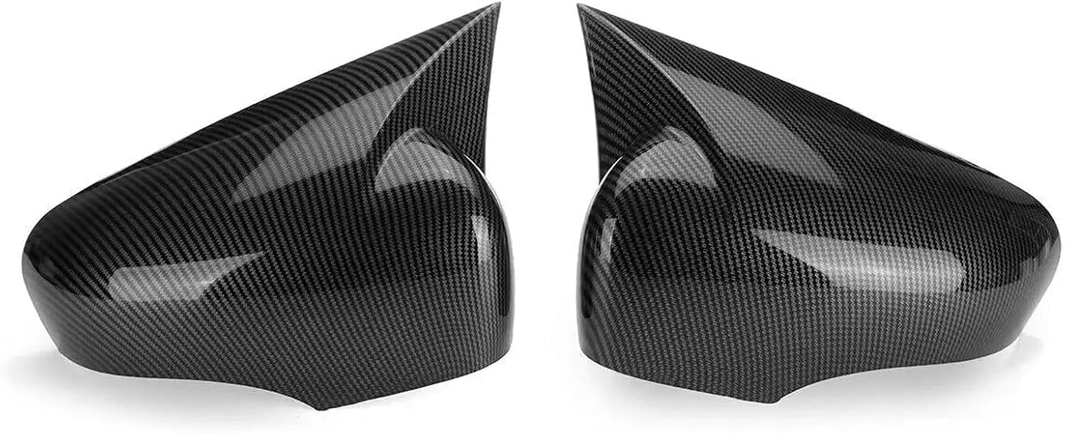 XJPGHA Wing Mirror Covers Caps for RENAULT Clio 4 MK4 Captur Zoe 2012-2019, Sturdy Durable Cover Housing Door Mirror Vehicle Accessory Rearview Side Covers