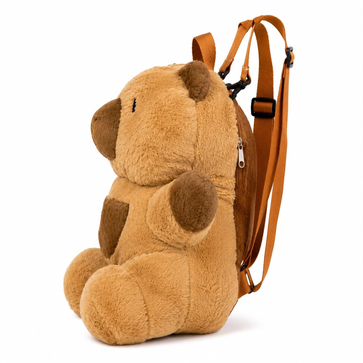 Cute Plush Bear Backpack for Kids | Soft Teddy Bear School Bag | Lightweight Cartoon Travel Backpack with Adjustable Straps | Gift for Boys & Girls | Brown-picture-13