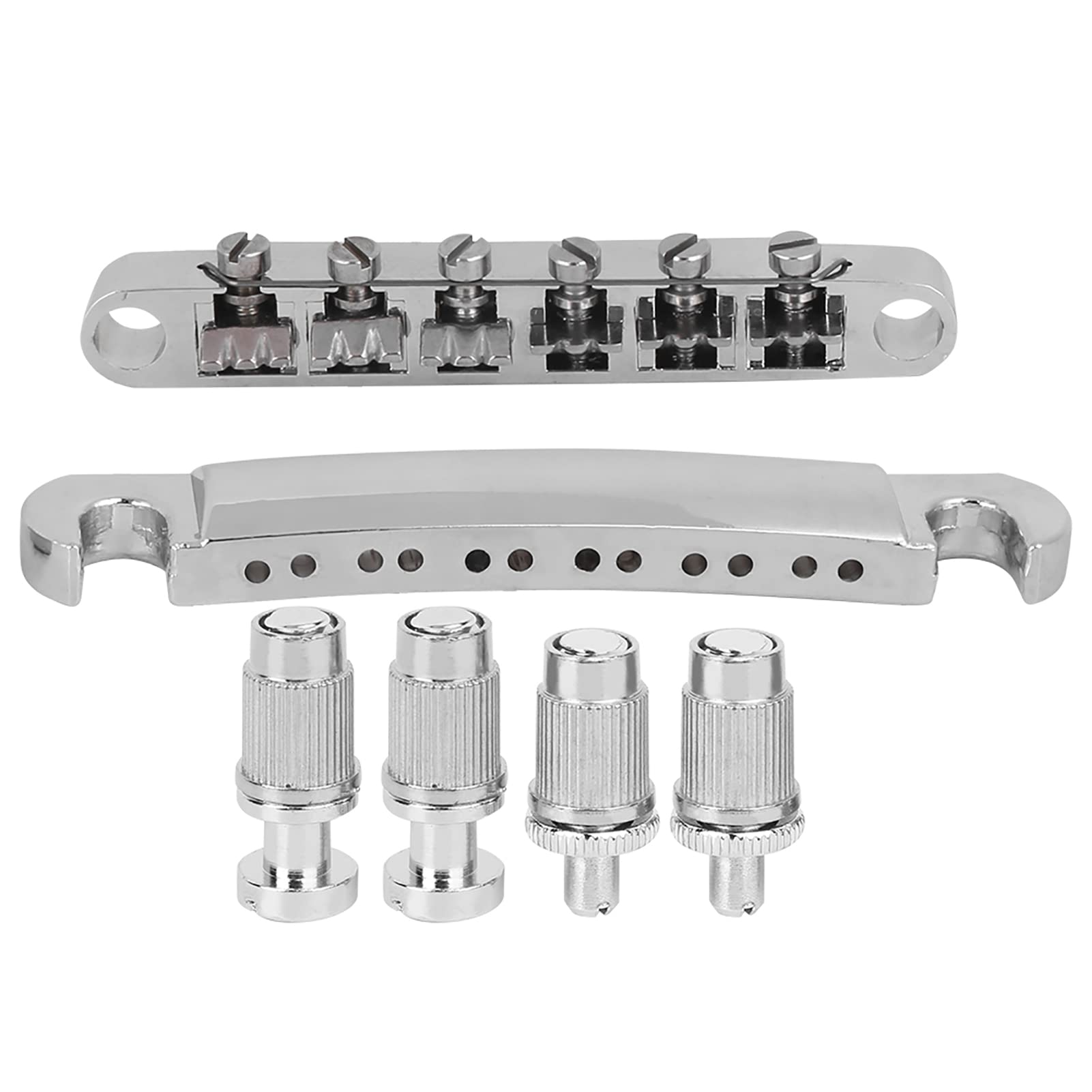 Electric Guitar Bridge 12 String Zinc Alloy Silver Guitar Parts Accessories for Guitar Players