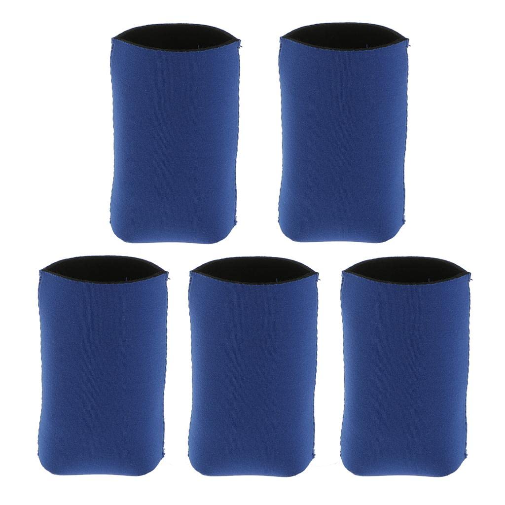 5X Neoprene Cooling Beer Drinks Bottle Tin Can Cooler Sleeve Holder Blue | Authentic Collector's Piece | Rare Collectible | 5X Can Cooler | Blue-image-39