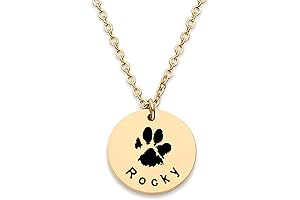 Personalized Nose Print Necklace: Cherished Pet Memory in a Timeless Pendant