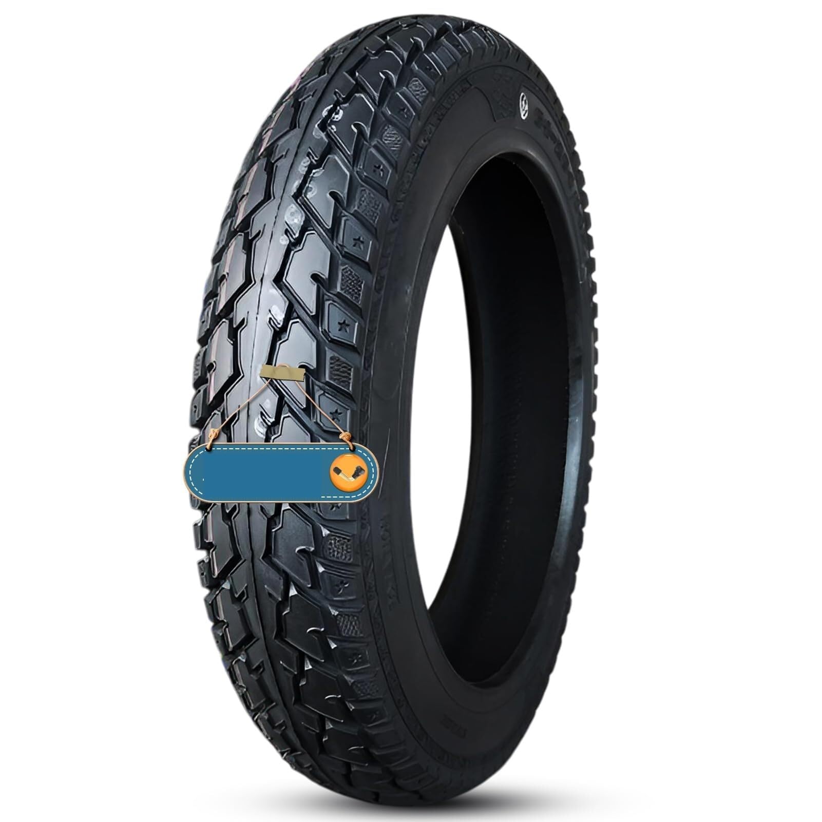 14X2,125 Opona Rowerowa Bezdętkowa | 14 X 2,125 8PR Opona Rowerowa z Nylonową Strukturą | Odporna Na Przebicie, Bieżnik Antypoślizgowy, Maks. 300 KPa | Zaworem Kątowym