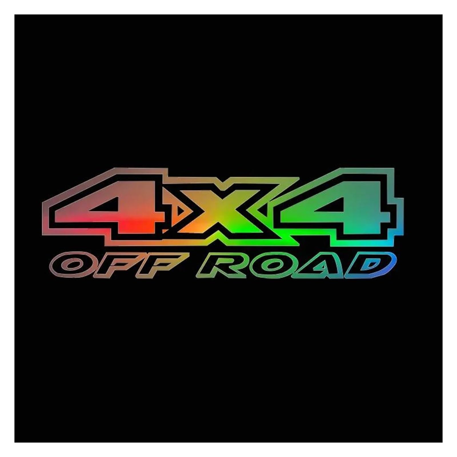 Decoration 4X4 Off Road Car Sticker Auto Body Bumper Windows Motorcycle Film Decal Tuning Accessories(Burst)