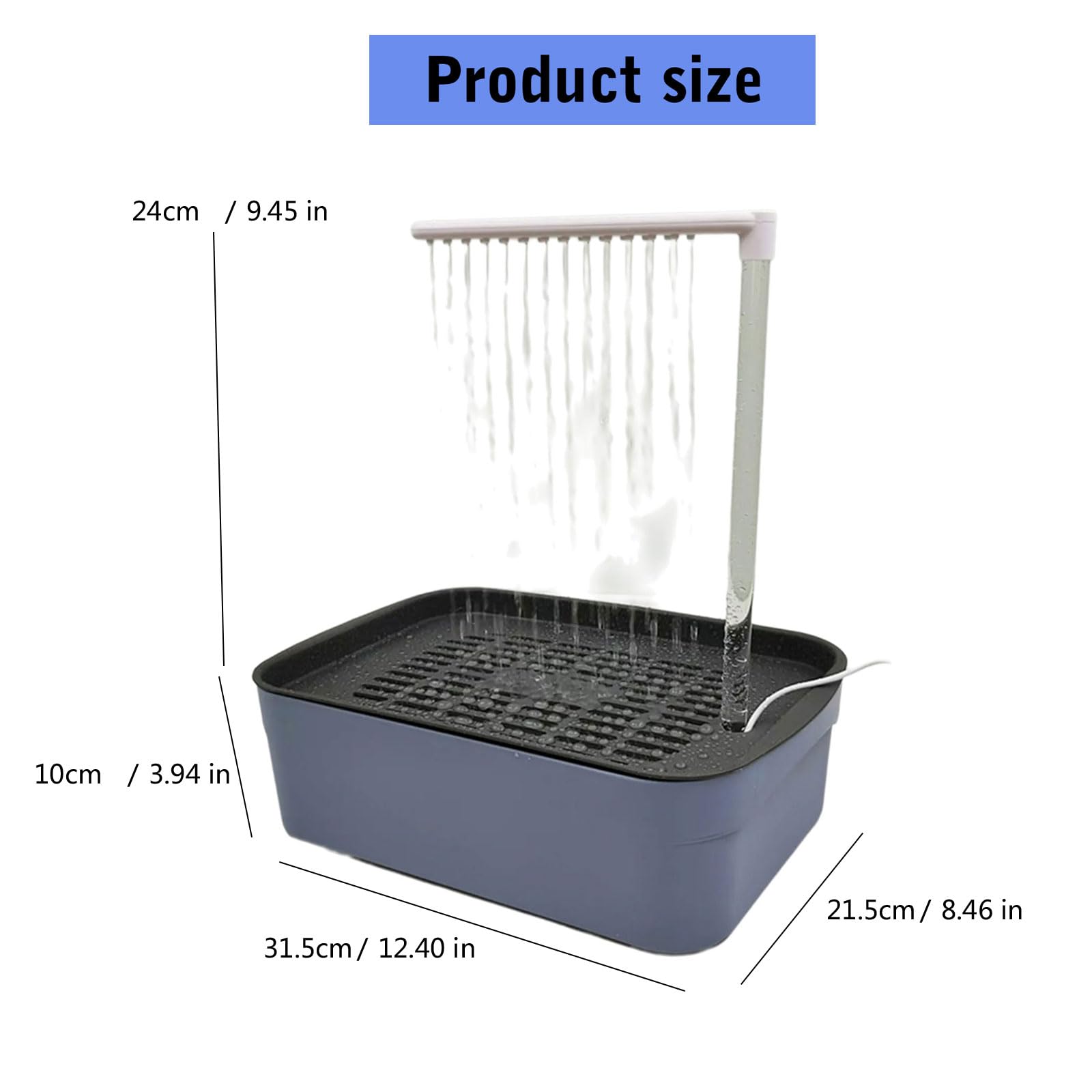 Vasca da bagno automatica per uccelli per uccelli Vasche da bagno per pappagalli Circolazioni d'acqua Vasche da bagno per accessori per gabbie