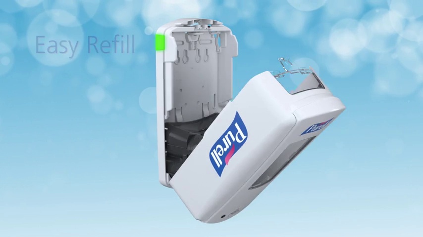 Image of Purell LTX-12 Automatic Surgical Scrub Dispenser, Blue, 1200 mL - 1932-04