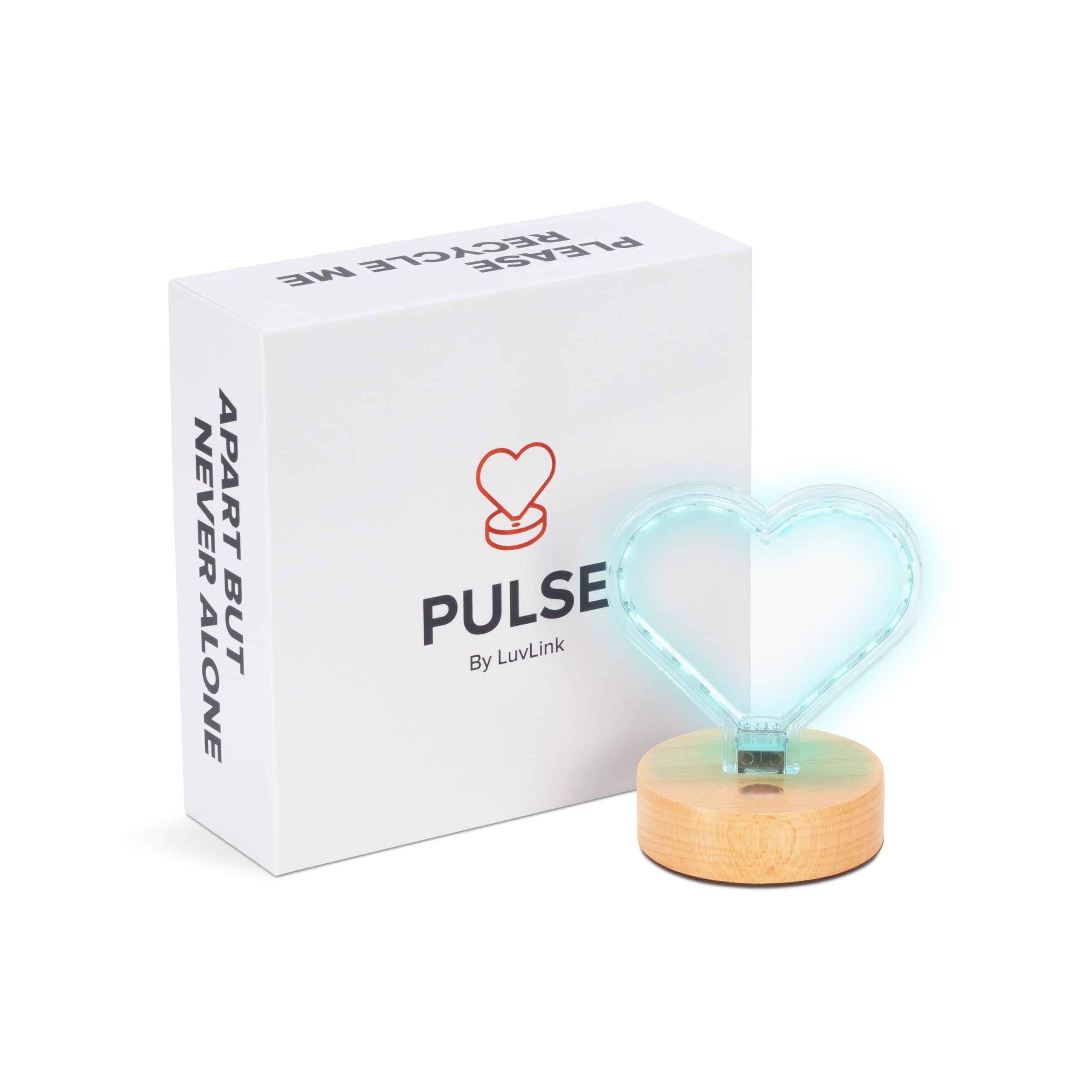 LuvLink Pulse v2.0 The Heart-Shaped Friendship Lamp for Long