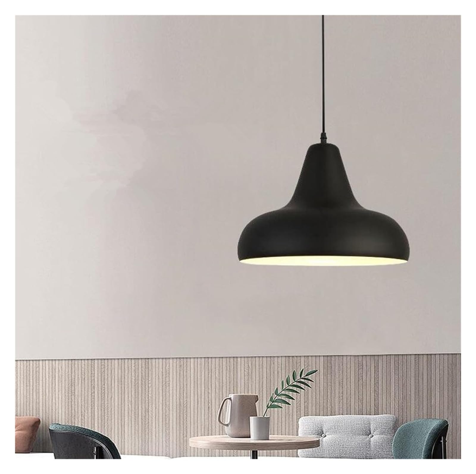 Lampe de table en métal moderne au design minimaliste E27 - 7