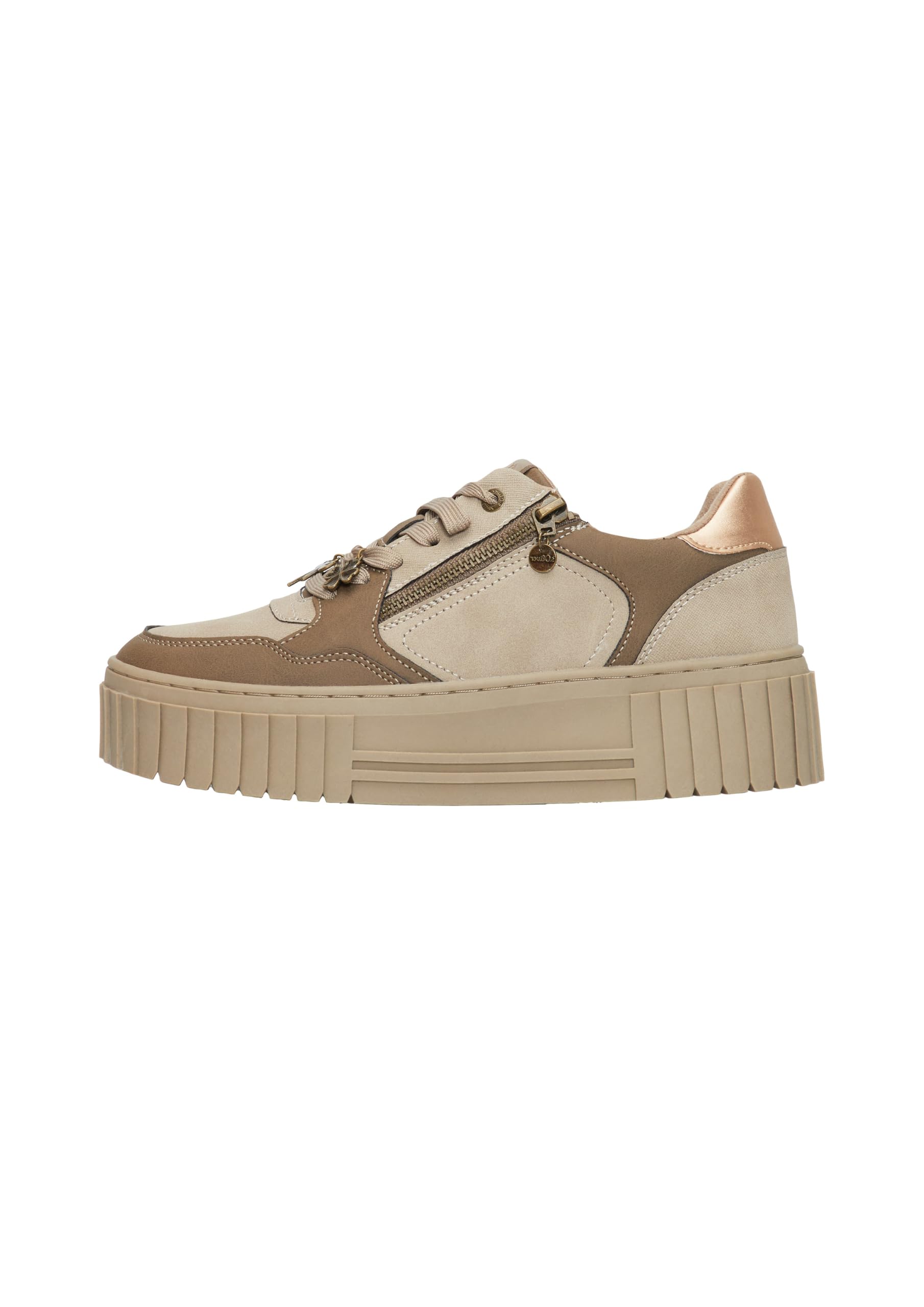 Sneaker con Suola Plateau