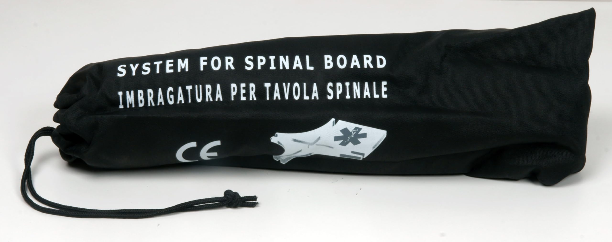 Imbragatura Pronto Soccorso a ragno per il bloccaggio dell'infortunato alla Tavola spinale