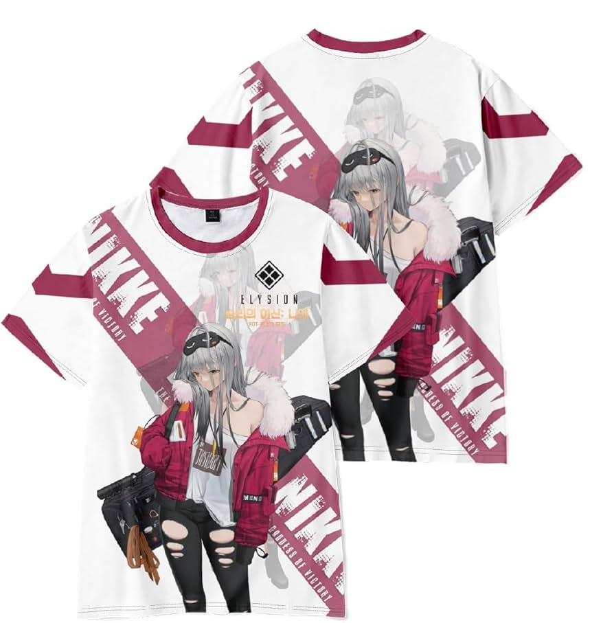 Amazon.co.jp: 勝利の女神 ニケ Tシャツ 痛い服 カジュアル 紅蓮