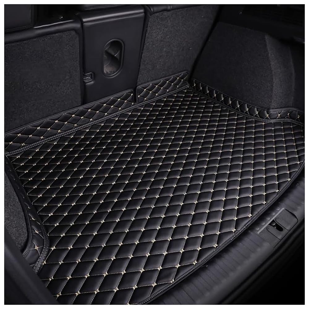 ONEMAJI Car Boot Liner for Abarth Fiat 500 Abarth 595 Abarth 124 Spider, Trunk Mat Protector Anti-Slip Cargo Tray Floor Protector Boot Guard All-Weather Rear Luggage Cover,B