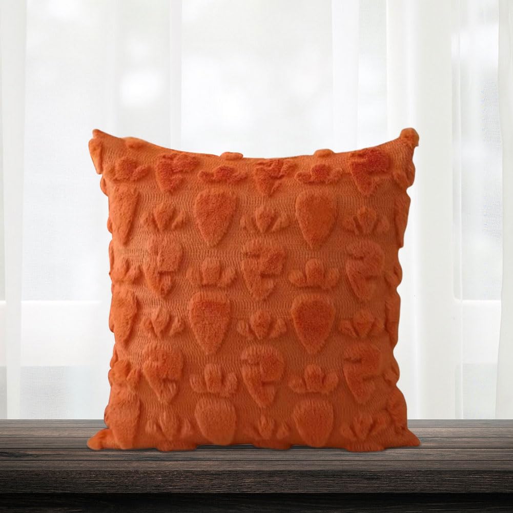 2Pcs Easter Decorative Pillow Covers for Home Decor 45x45cm (Carrot)