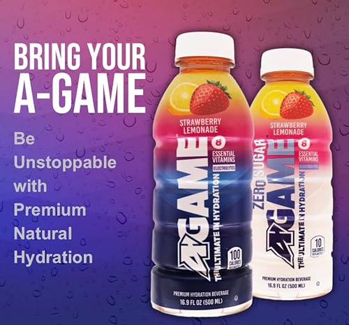 A-Game The Ultimate In Hydration A-Game Sports Drink, Strawberry Lemonade thumb #3