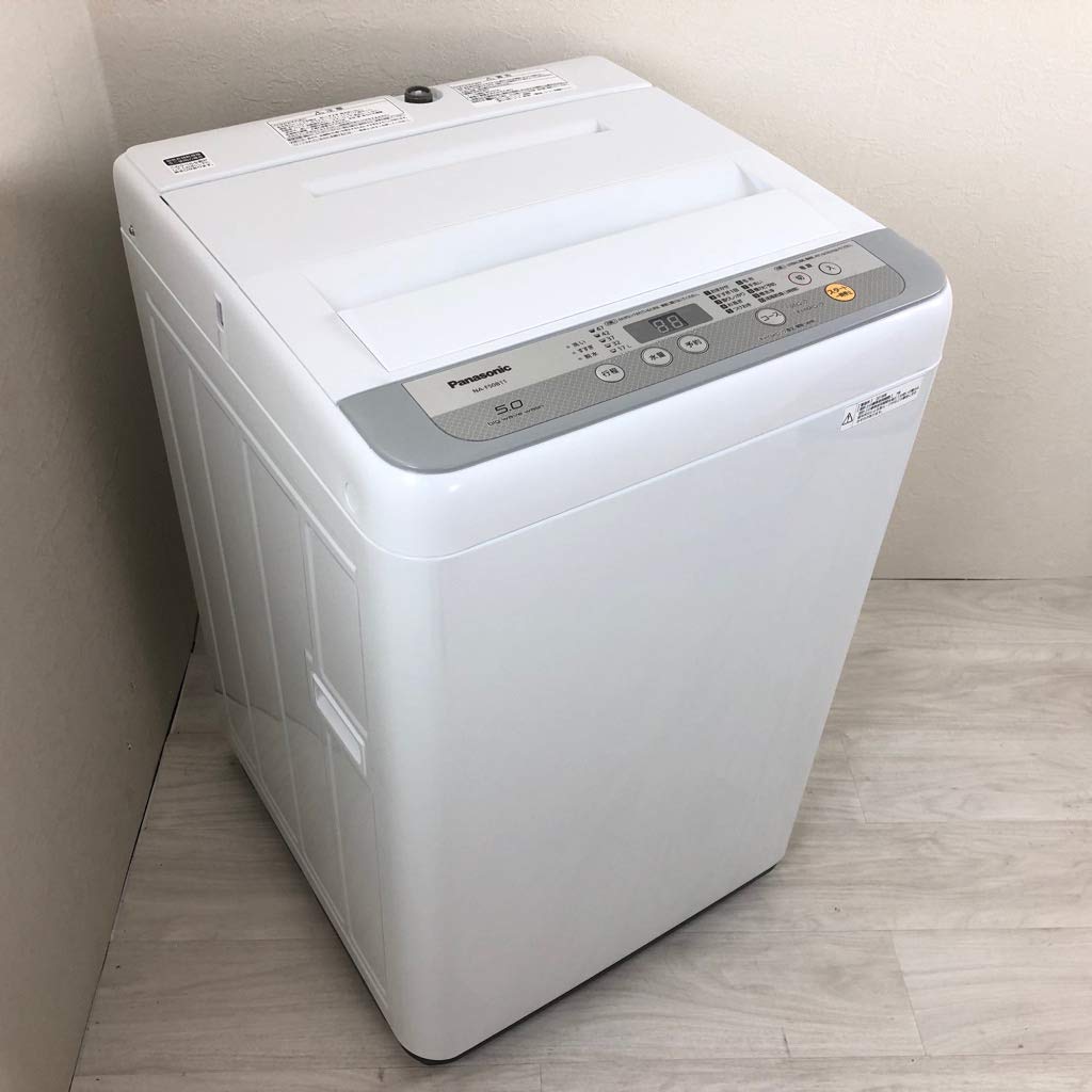 Amazon.co.jp: NA-F50B11-S(シルバ-) 全自動洗濯機 上開き 洗濯5kg 