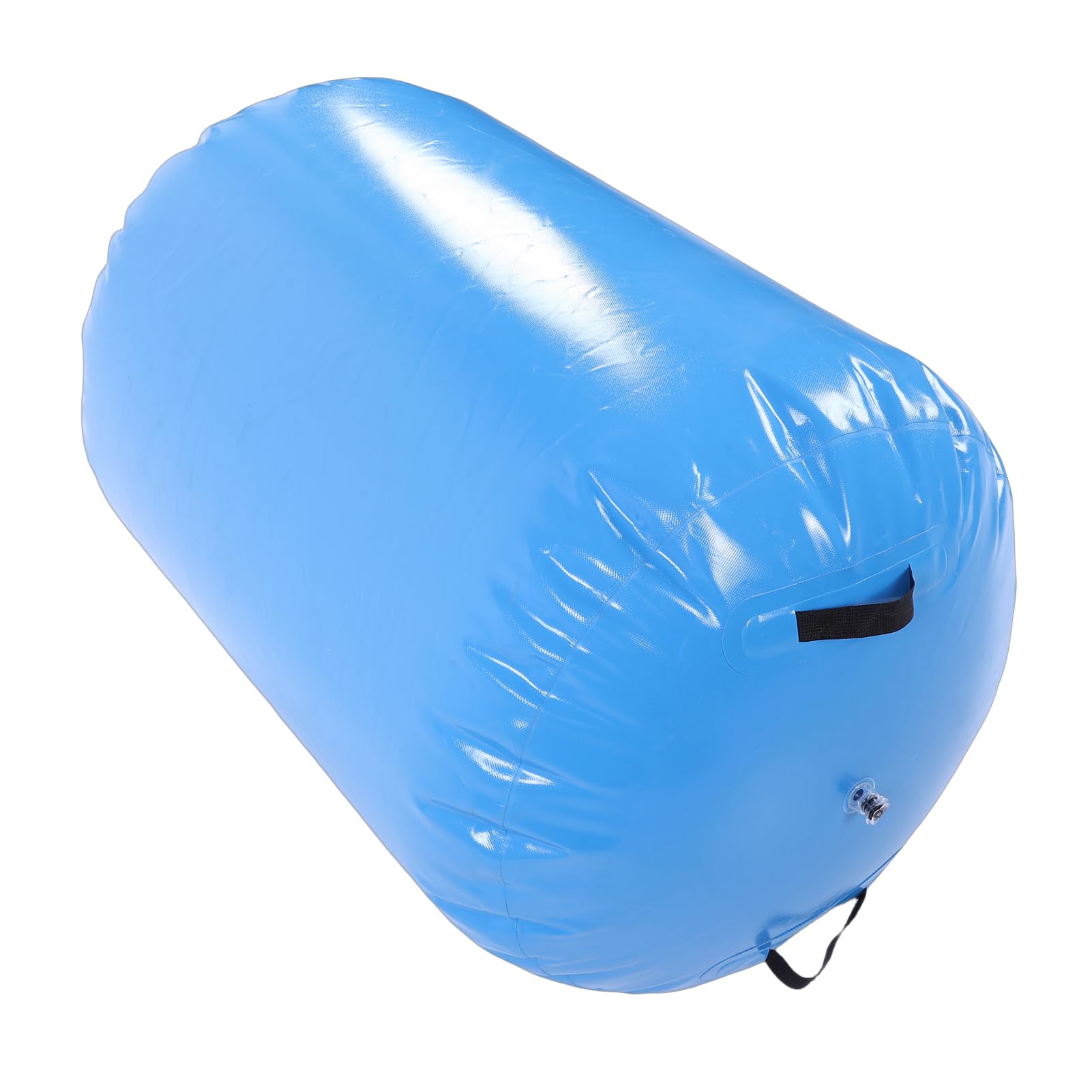 Generic Nadmuchiwany Wałek Gimnastyczny z ręczną pompką do Rozwijania Umiejętności Cheerleaderek i Siłowni 0,7 X 0,9 M (BLUE)