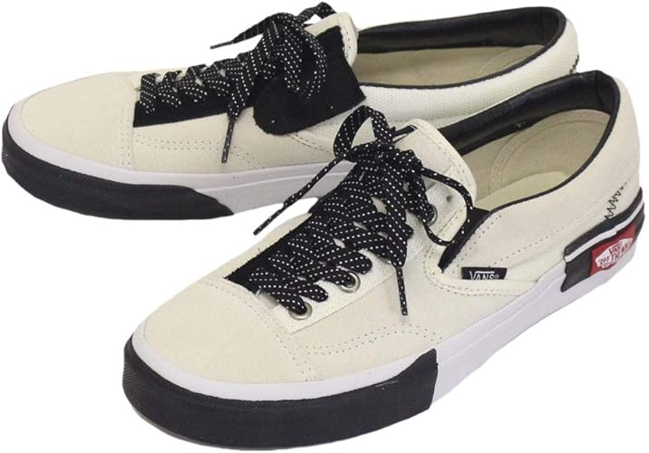 vans slip on cap black white