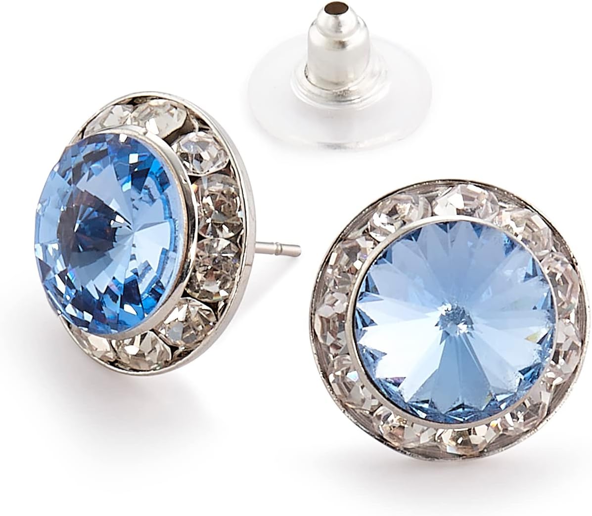 | Colorful Rhinestone Pierced Earrings for Dance, Pageant, Prom, Performance, Wedding or Special Event