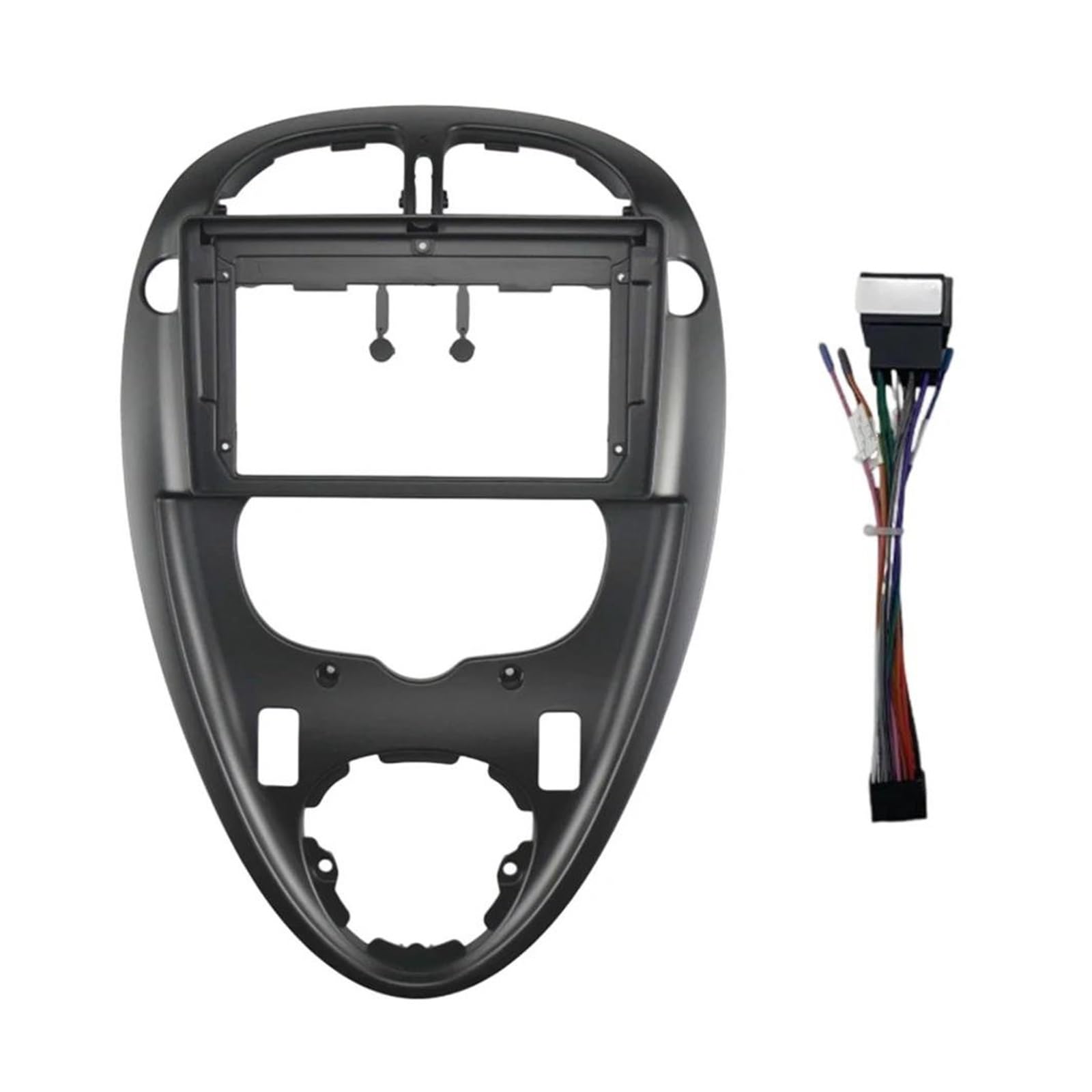 Pannello controllo Pannello Montaggio Dell'adattatore Telaio Cruscotto Radio Stereo Per Xsara 1999-2010 9 Pollici(B)