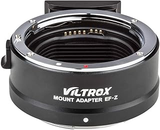 Viltrox Brand EF-Z Auto Focus Lens Mount Adapter for Canon EF, EF-S Lens to Nikon Z-Mount Mirrorless Cameras