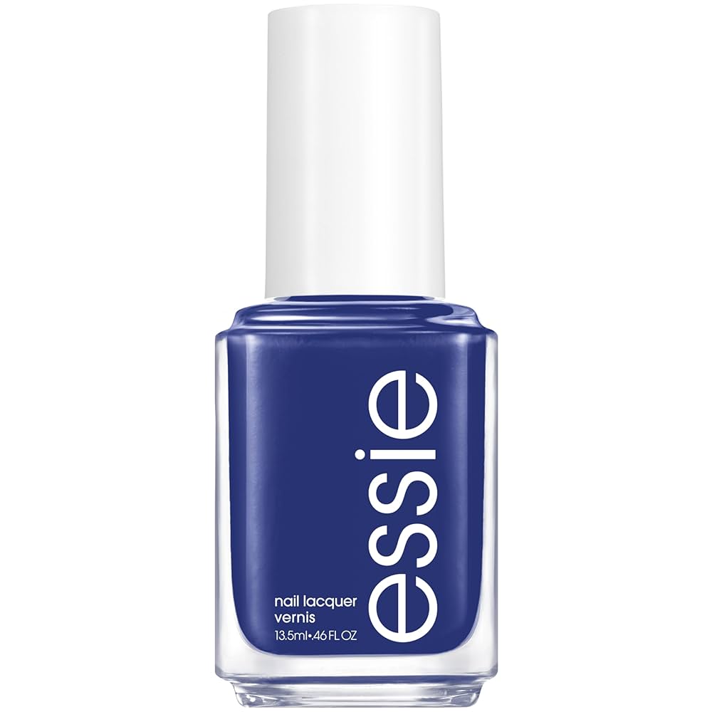 Essie Vegan Royal Blue Nail Polish with Glossy Shine Finish