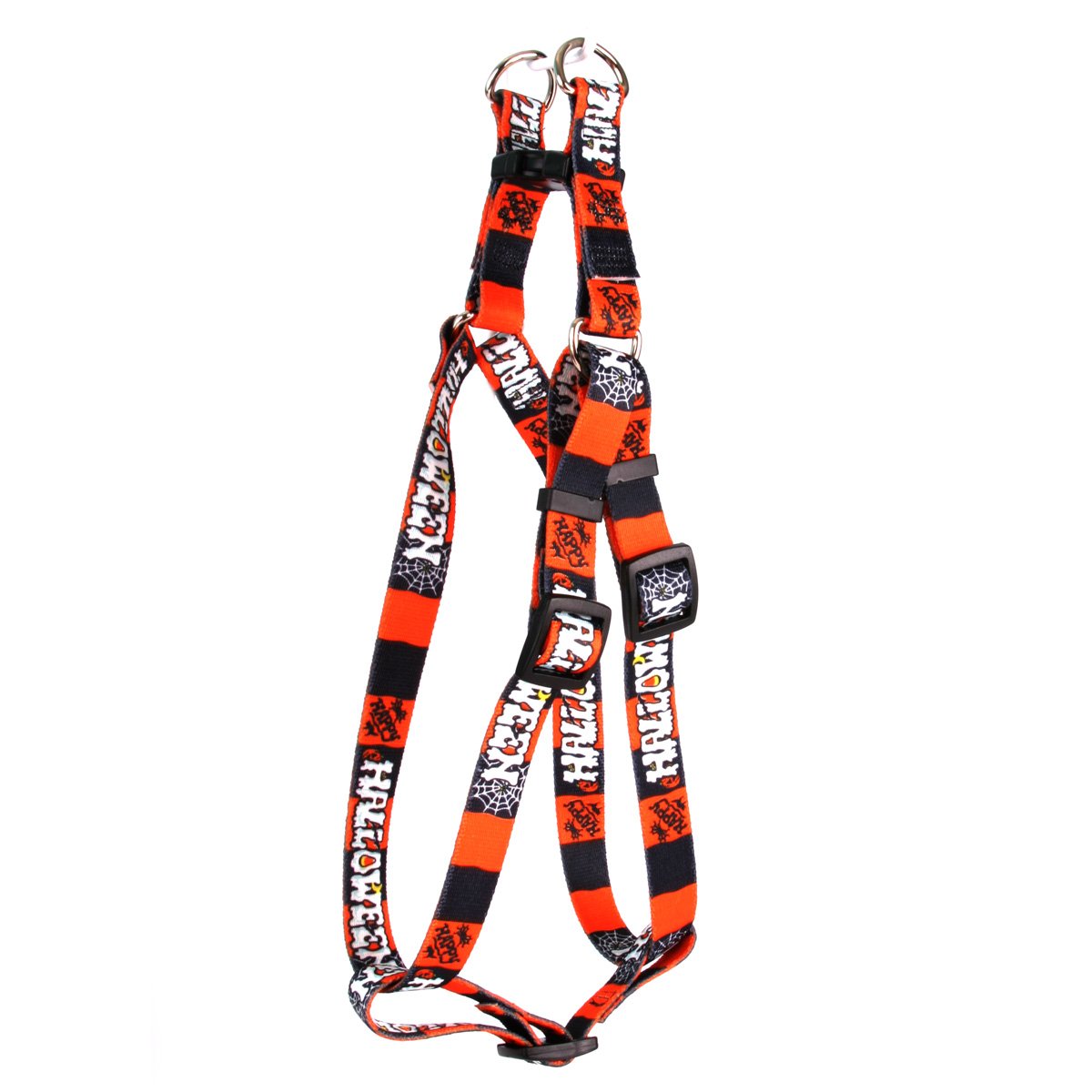 Yellow Dog Design Standard Step-In Harness, Happy Halloween, Medium 15" - 25"