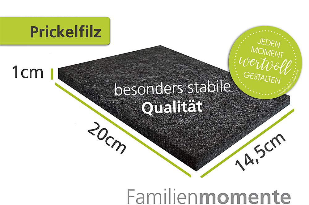 Image secondaire de Familienmomente kit de piquage avec 4 cartes de poinçonnage DIN A5 abeilles et coccinelles (photophores et mobiles)