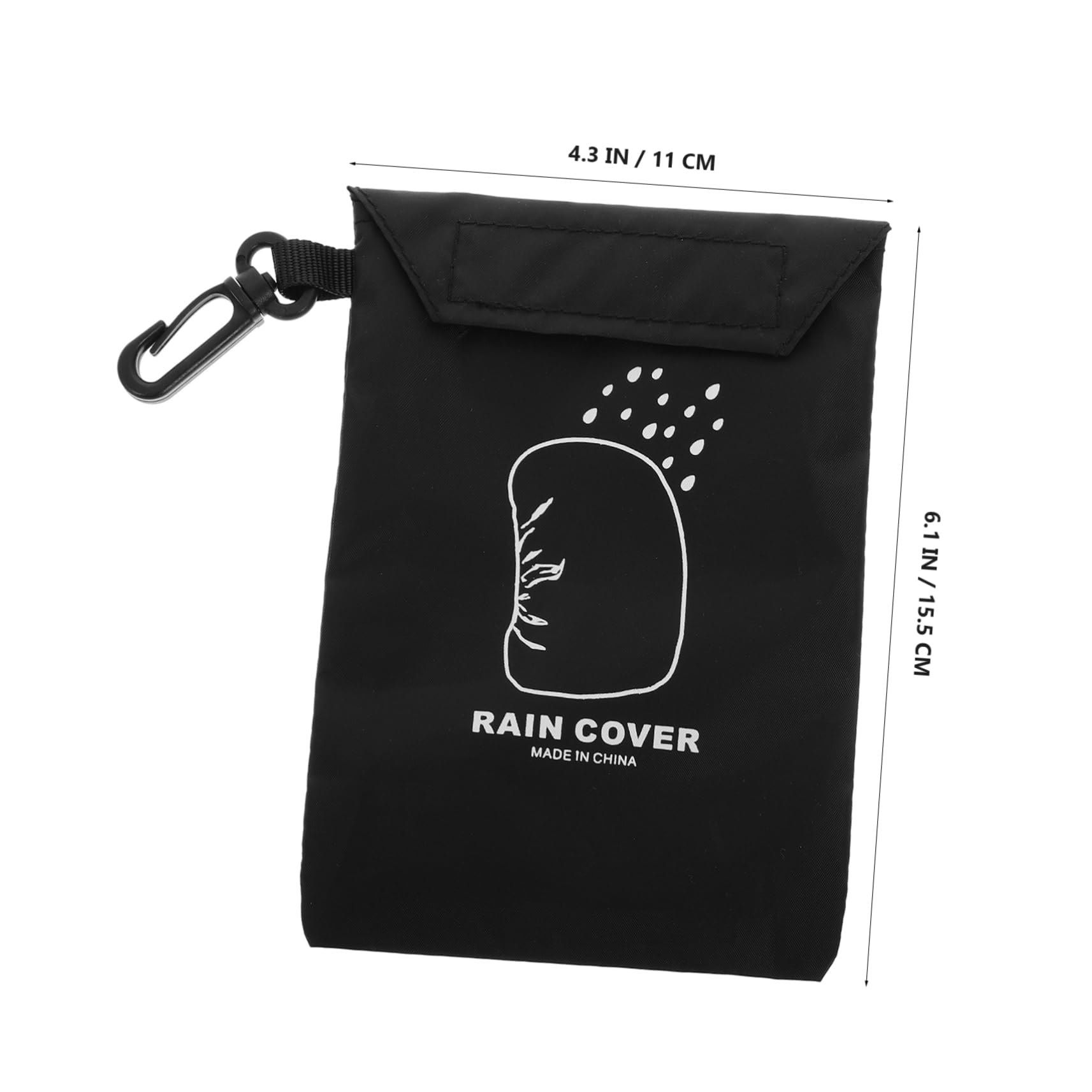 Anneome Back Pack Covers for Rain Waterproof Storage Bag with Clip-on Pouch for Hiking Camping