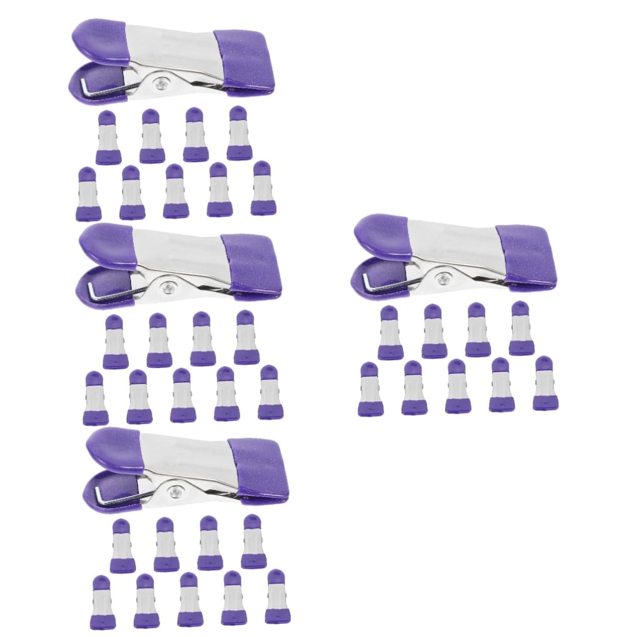 Cabilock 40pezzi Clip Per Abbigliamento Inossidabile Mollette Antivento Per Cibo e Tessuti Per Esterni e Interni Resistente e Leggero Per Snack e Sacchetti Alimentari