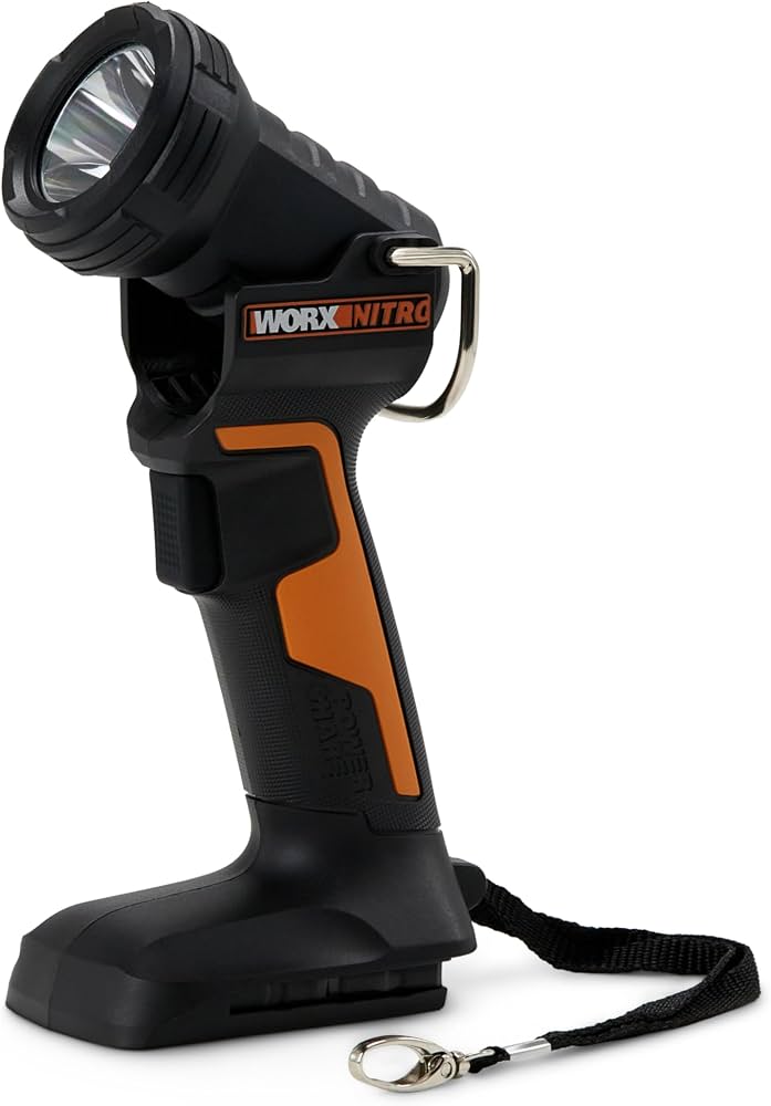 WORX Nitro 20V LED Work Light PowerShare, 160/350 Lumens Portable