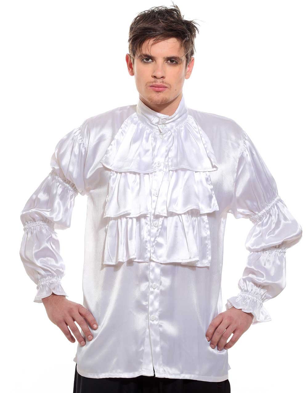 ThePirateDressingFrilly Ruffled Seinfeld Pirate Costume Shirt